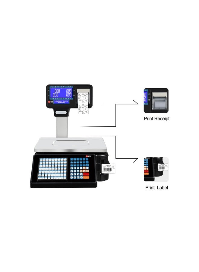 TA POS Electronic barcode scale for printing barcodes and invoices - Image 3