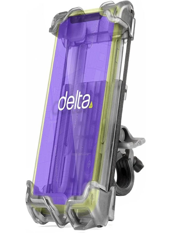Delta Hefty Bike Phone Mount Cycle - Premium Universal Bicycle Smartphone Holder Adjusts to Any Handlebar & Fits Any Phone or iPhones - Easily Accessible On The Go - Hands-Free Access - Image 1