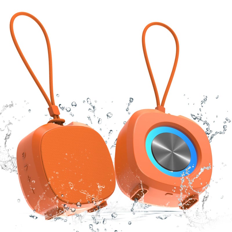ZZB Bluetooth Speaker Portable Media Players Clear Loud Stereo Sound Deep Bass Wireless Speaker With Lights TWS IPX5 Waterproof Small Speakers Long Playtime for Home/Party/Outdoor/Beach Electronic Gadgets - Image 1