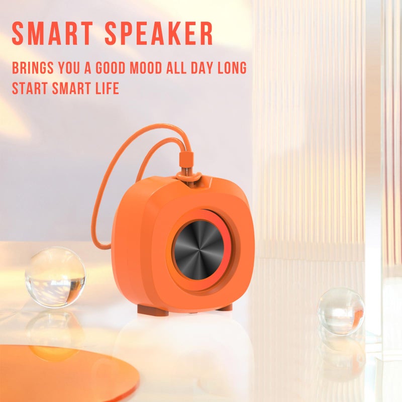 ZZB Bluetooth Speaker Portable Media Players Clear Loud Stereo Sound Deep Bass Wireless Speaker With Lights TWS IPX5 Waterproof Small Speakers Long Playtime for Home/Party/Outdoor/Beach Electronic Gadgets - Image 4