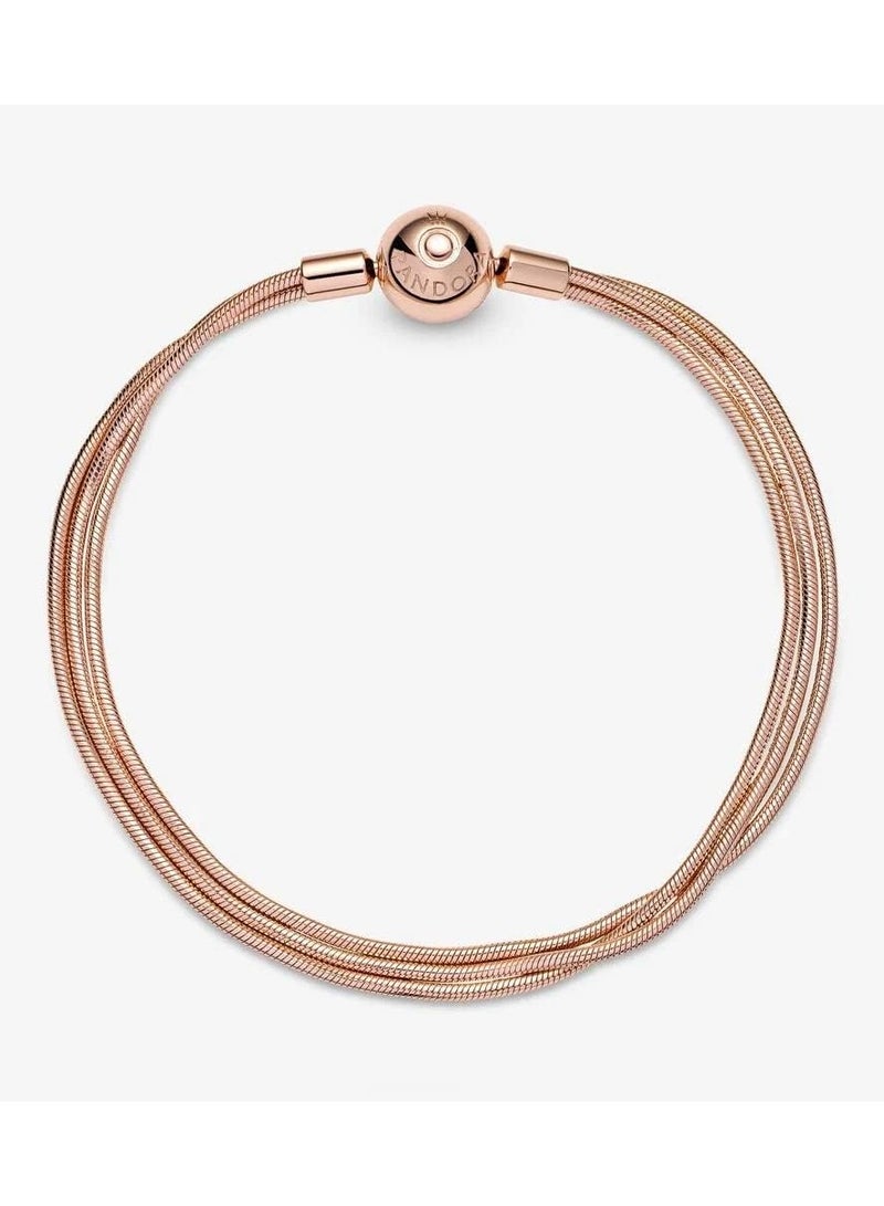 Pan Home Women's Multi-Snake Chain Bracelet - Image 1