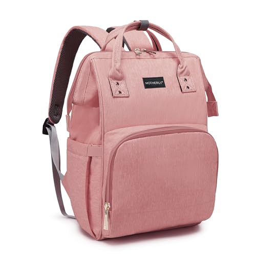 Motherly Everyday Diaper Bag for Mothers for Travel, Maternity Bag for Newborn Baby, Mother Travelling Bag, Multiple Pocket Water Resistant Hospital Bag for Moms (Pink) - Image 1