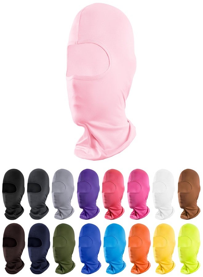 Pukavt Balaclava Face Mask, Ski Mask for Men Women, UV Protection Windproof Scarf for Motorcycle Snowboard Cycling Light Pink - Image 1