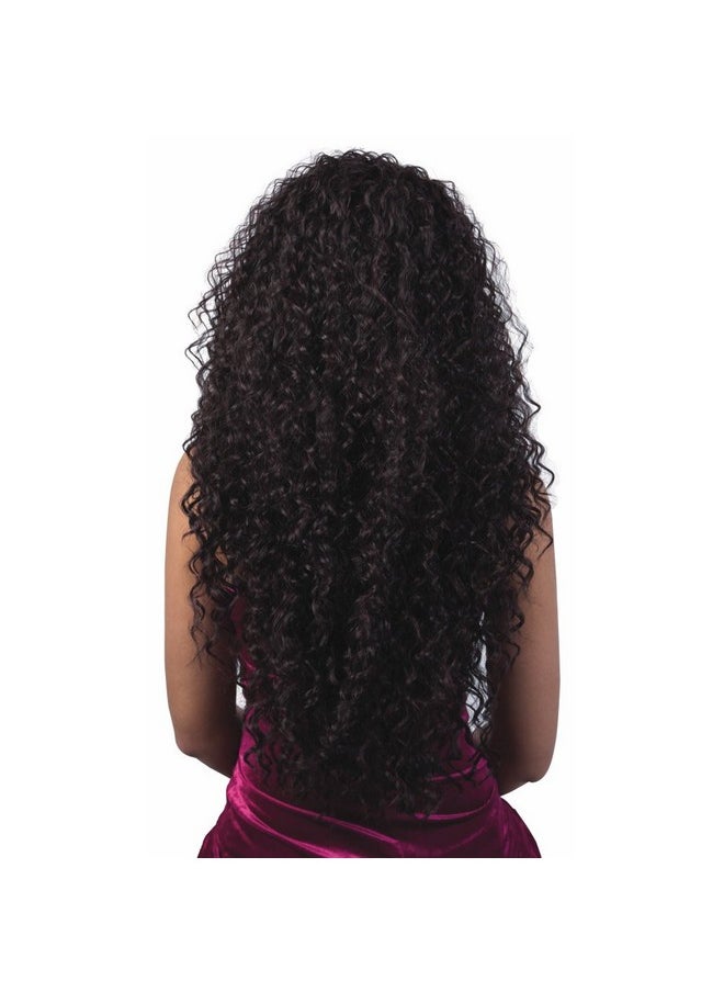 Motown Tress (Qe.Chloe) Synthetic Half Wig In Off Black  - Image 4