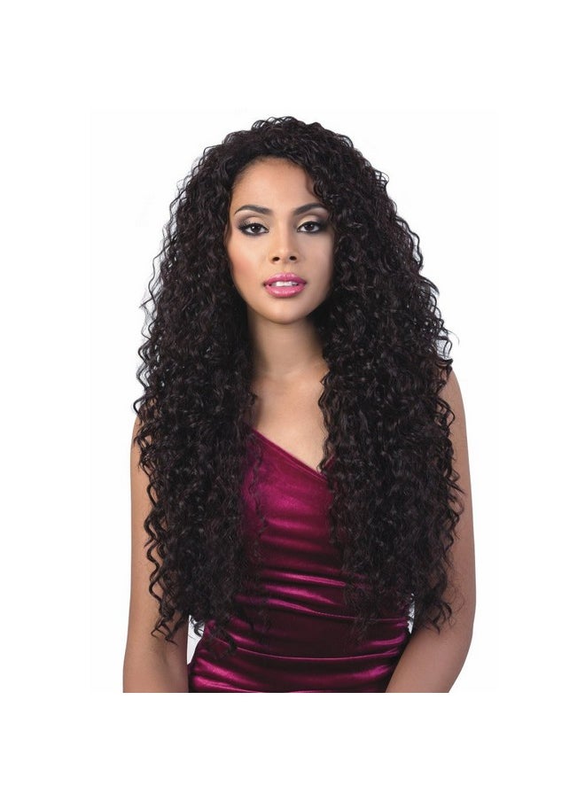 Motown Tress (Qe.Chloe) Synthetic Half Wig In Off Black  - Image 2