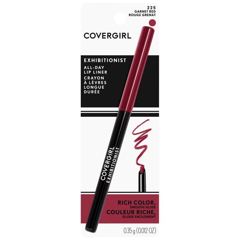 COVERGIRL Exhibitionist Lip Liner, Garnet Red 225, 0.012 Ounce - Image 5
