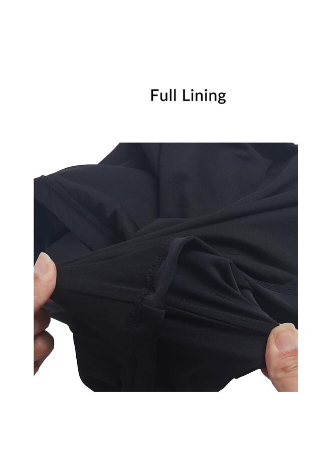 Women's Swim Shorts High Waisted Bathing Suit Bottoms Swimsuit Boy Shorts Bikini Board Shorts(Size:XL) - Image 2