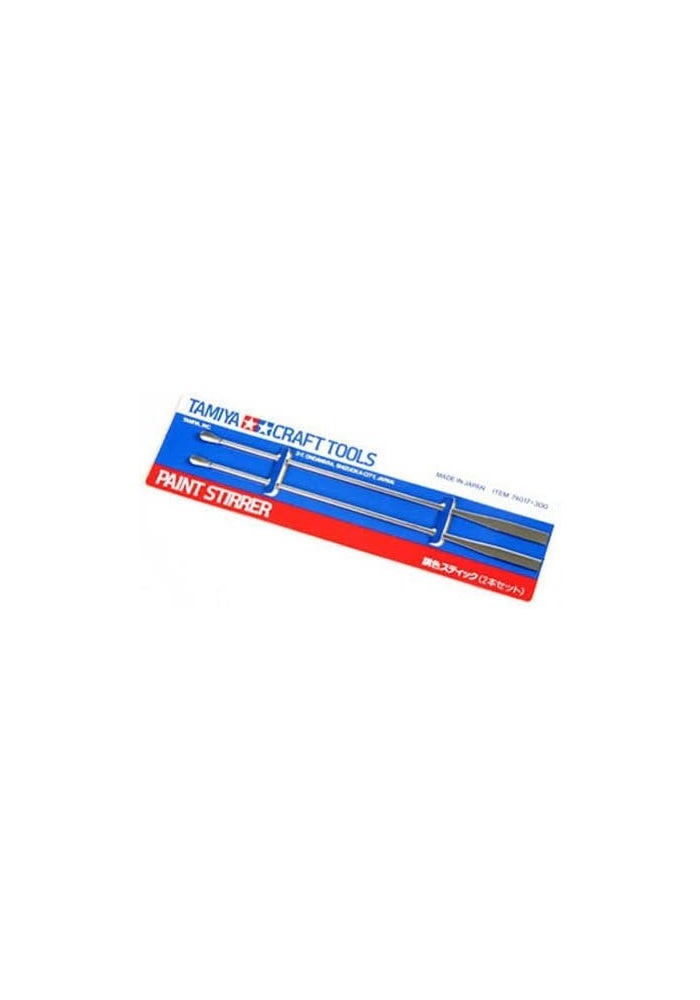 Tamiya Metal Paint Stirrer Set of 2 - 15 cm Silver - Image 3
