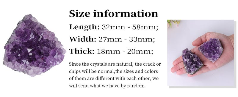 SUNYIK Natural Amethyst Quartz Crystal Cluster,Druzy Geode Specimen Gemstone Sculpture Sphere(0.2-0.3lb) - Image 3