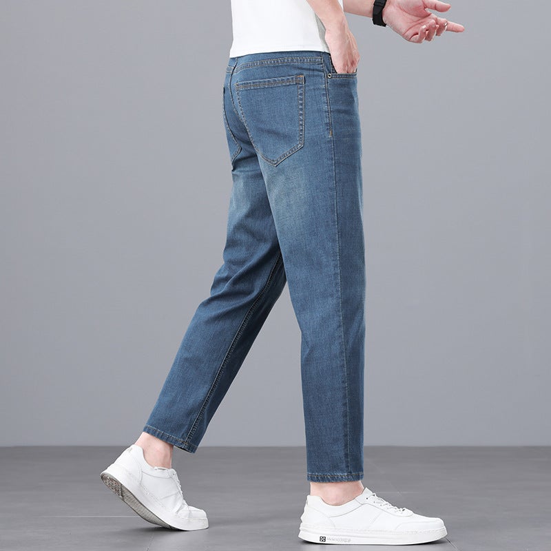 Unisex Classic Denim Jeans Loose Fit Daily Outdoor Wear - Image 4