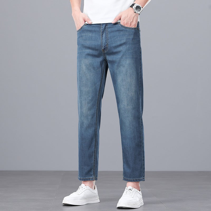 Unisex Classic Denim Jeans Loose Fit Daily Outdoor Wear - Image 2