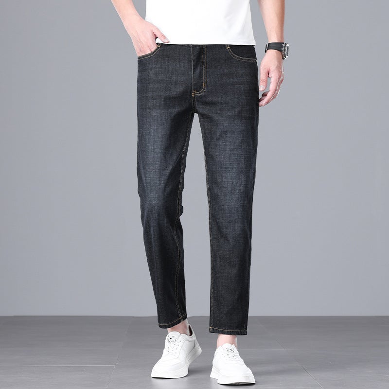 Unisex Classic Denim Jeans Loose Fit Daily Outdoor Wear - Image 1
