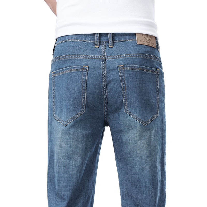 Unisex Classic Denim Jeans Loose Fit Daily Outdoor Wear - Image 5
