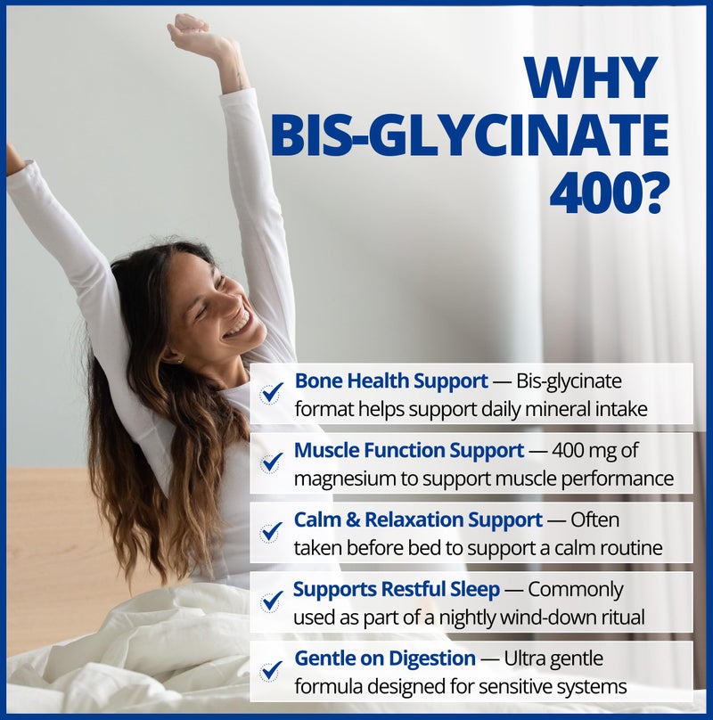 CanPrev Magnesium Bisglycinate 400 Ultra Gentle Powder 240g 48 Servings, 400mg Elemental Magnesium Per Scoop, Supports Restful Nights, Muscle Function, Gentle on Digestion, Vegan, Non-GMO, Gluten-Free - Image 4
