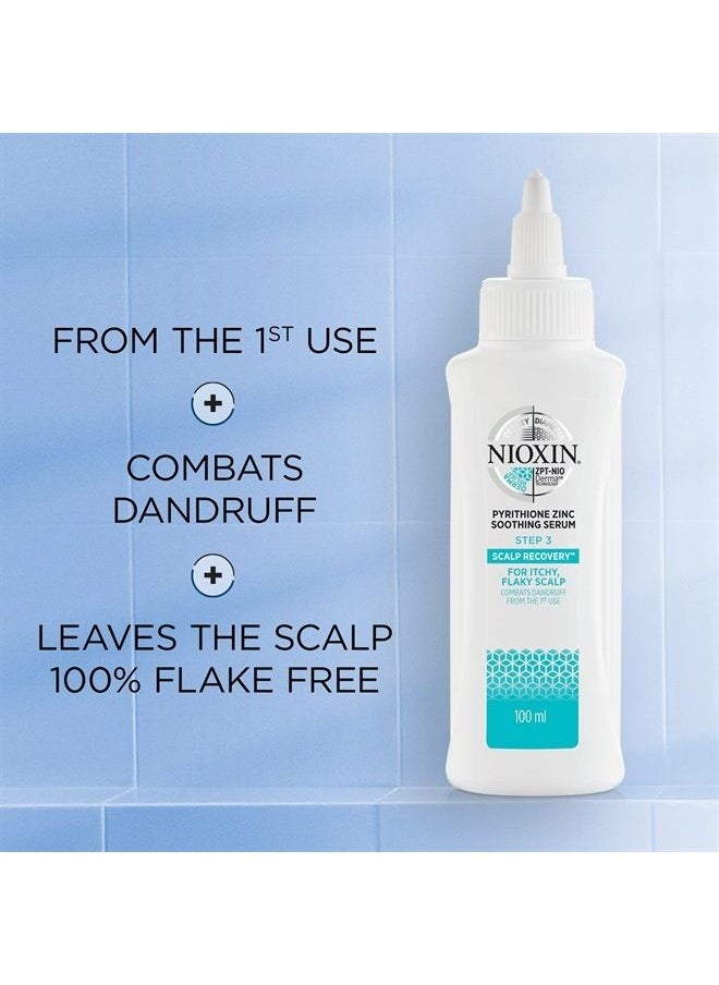Nioxin Scalp Recovery Step 3 Soothing Serum for Itchy, Flaky Scalp, Anti-Dandruff Treatment with Pyrithione Zinc, 3.38 oz  - Image 1