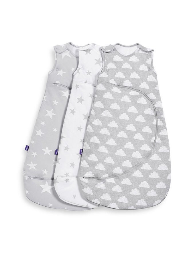 Snuz Pouch Baby Sleeping Bag With Zip For Easy Nappy Changing From 0-6 Months, 2.5 Tog  - Image 4
