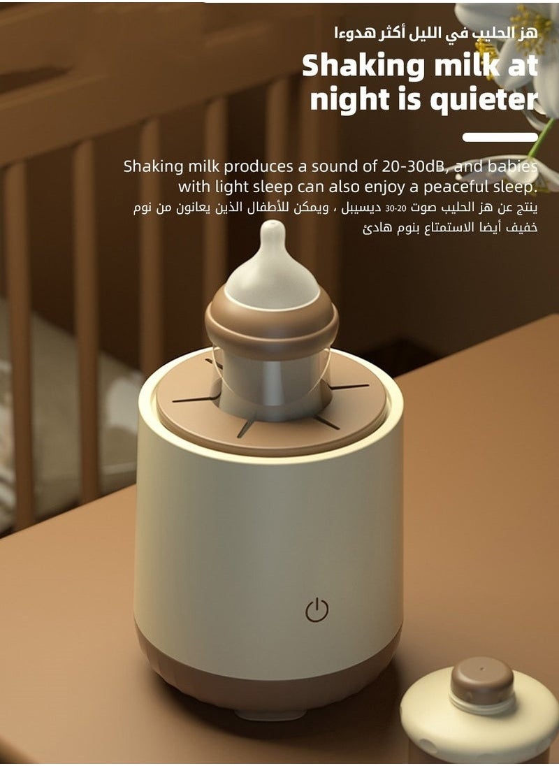 MIXDE - Baby Formula Dispenser u0026 Mixer, Electric Automatic Infant Milk Bottle Shaker, Baby Milk Powder Mixer with 3 Modes, Universal Milk Blender, USB Charging, Low Noise, with Four-Layer Formula Contai - Image 1