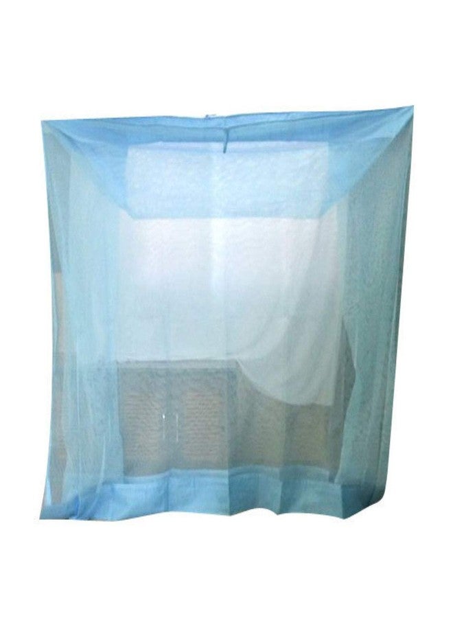Ans King Size Mosquito Net - 200cm x 200cm, Durable Nylon, Blue Color, Perfect for Bed Protection Against Mosquitoes and Insects, Ideal for Indoor & Outdoor Use - Image 1