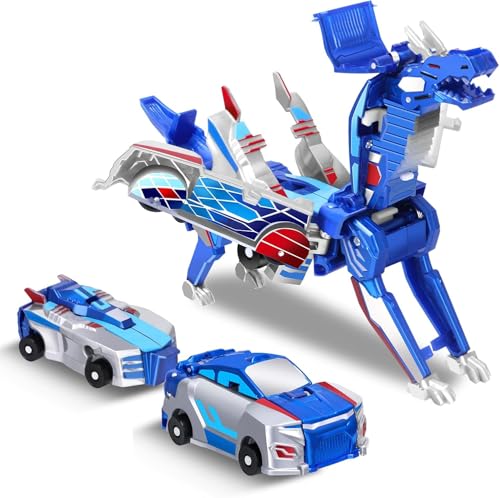 SOYUOI The Ultimate Unicorn car ToyTwo Childrens car Robots Collide with Magnetic Transformation to Make The Mysterious Game of Unicorn RobotsBest Gift for Your Childs Birthday - Image 1