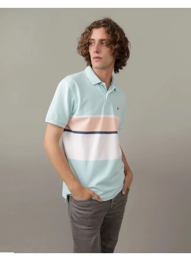 American Eagle AE Striped Polo Shirt