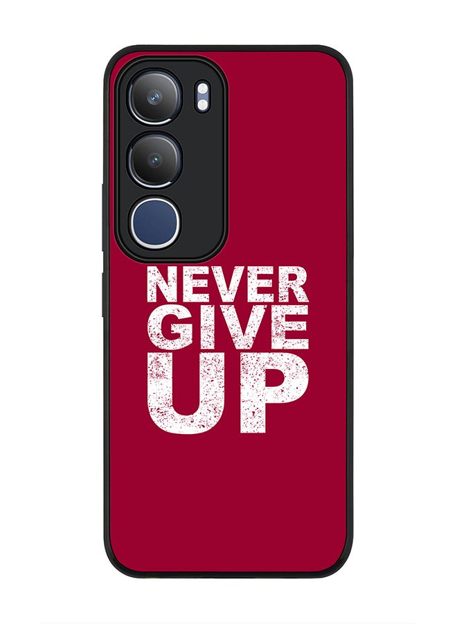 Stylizedd For vivo Y19s / Y19s Pro Case,Slim fit Camera Protection, Shockproof Thin Phone cover  - Never ever give up