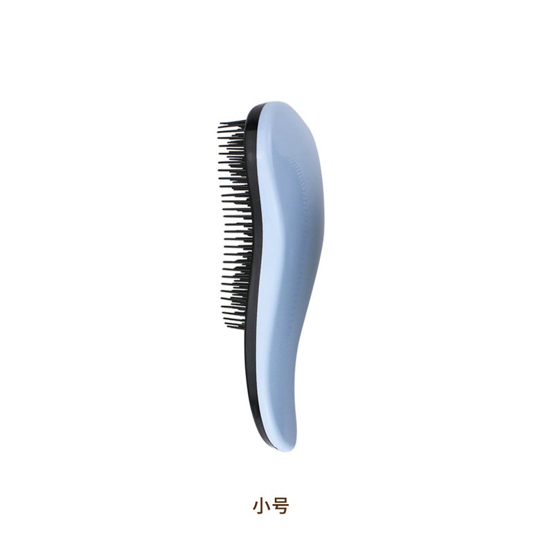 Factory Direct Sales Cross-Border Hair Smoothing Comb Household Princess Style Makeup Comb Massage Tt Comb Anti-Static Hair Comb Small light blue
