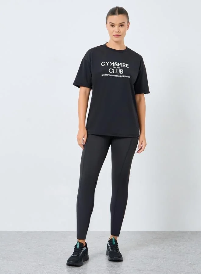 Styli Active Gymspire Edition - Front Text Detail Top