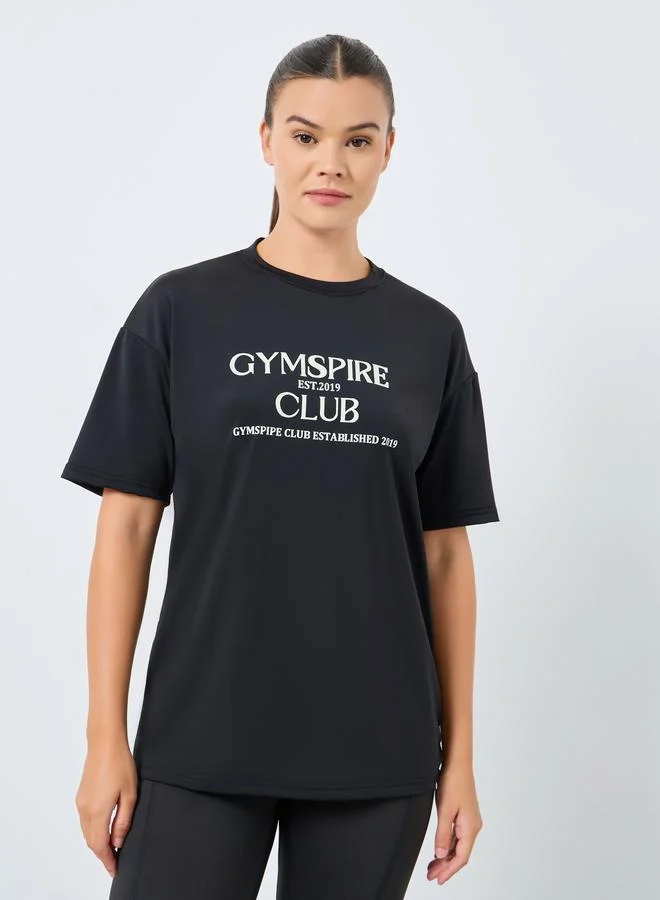 Styli Active Gymspire Edition - Front Text Detail Top