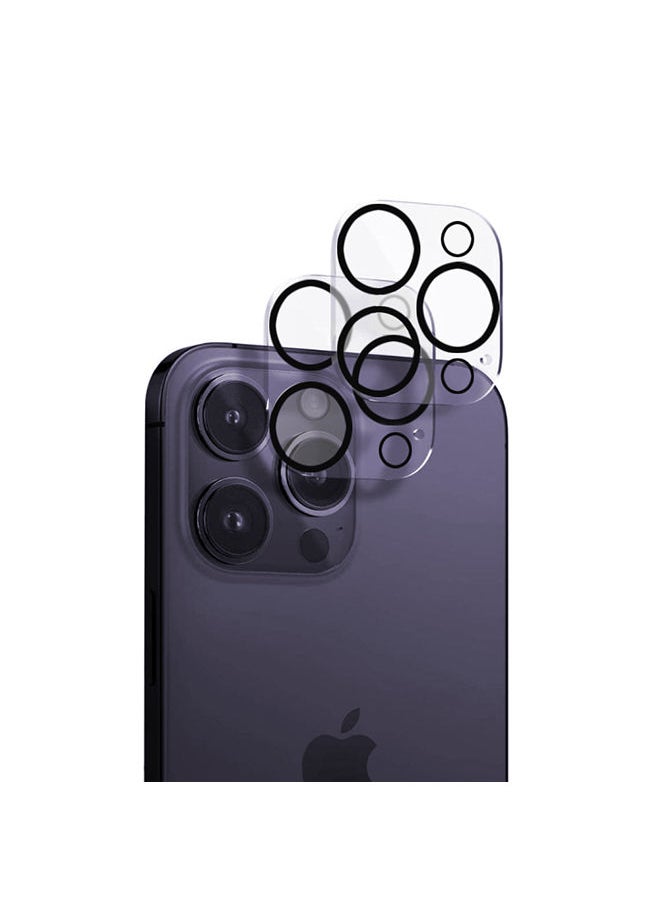O Ozone Tempered Glass Lens Protector - Pack of 2 Compatible with Apple iPhone 14 Pro 6.1 inch Scratch Resistant Case Friendly - Clear 