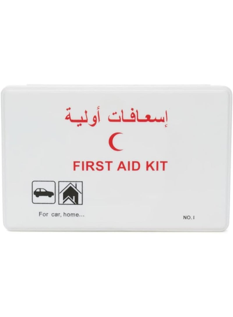 keemz Portable First Aid Kit, 42 Pieces in Box, For Car and Home - Image 1