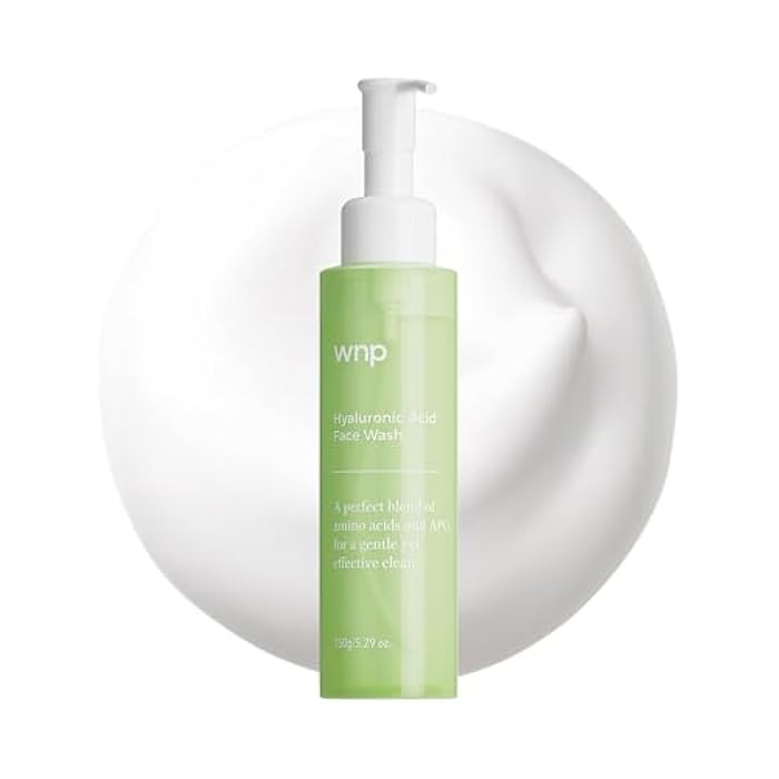 WNP Foaming Face Wash|Gentle Facial Cleanser with Hyaluronic Acid+APG Deep Hydration,Skin Barrier Repair,Zero Friction Exfoliation,for All Skin Types 150ml/5.29oz. - Image 1