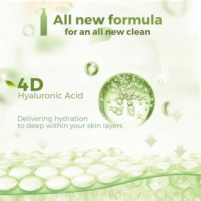 WNP Foaming Face Wash|Gentle Facial Cleanser with Hyaluronic Acid+APG Deep Hydration,Skin Barrier Repair,Zero Friction Exfoliation,for All Skin Types 150ml/5.29oz. - Image 4