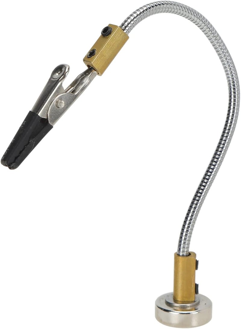klarako Helping Hands Welding Third Hand Tool, Single Soldering Helping Hands with Magnetic Base, Adjustable for Electronics Repair Assembly Short - Image 1