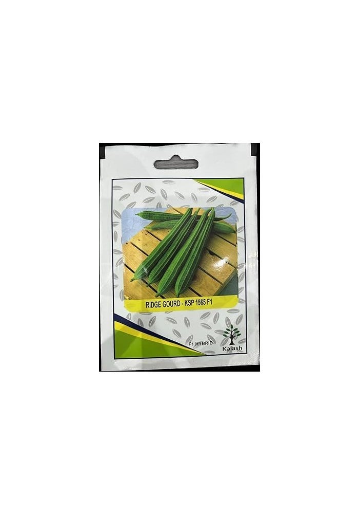 Kalash Ridge Gourd KSP 1565 F1 Hybrid Premium Quality Seeds - 50 Seeds
