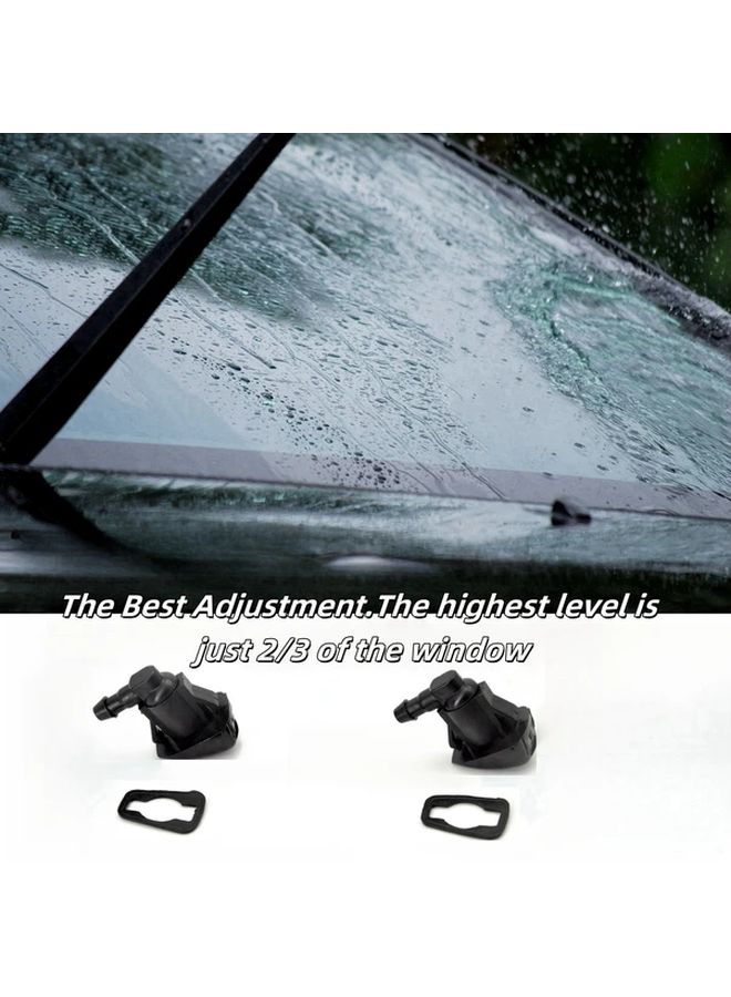 2 PCS Car Windshield Washer Nozzle Set Compatible with Toyota Corolla Models OE 85381 AE020 - Image 4
