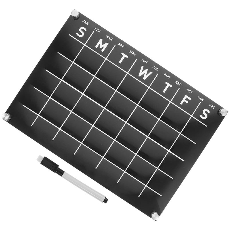 12x16 Inch Acrylic Dry Erase Message Board Multifunctional Memo Board For Office And Student - Image 2