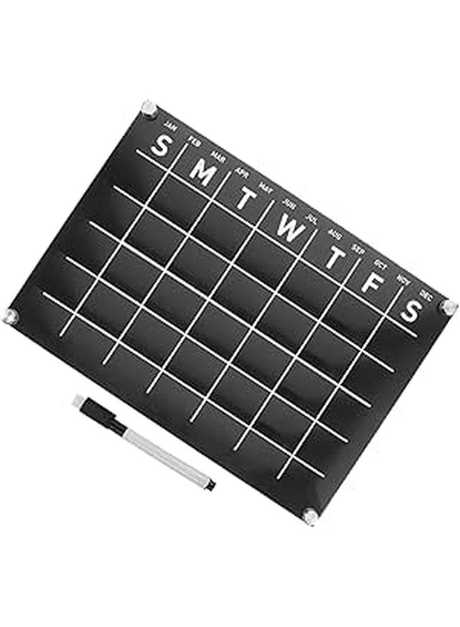 12x16 Inch Acrylic Dry Erase Message Board Multifunctional Memo Board For Office And Student - Image 1