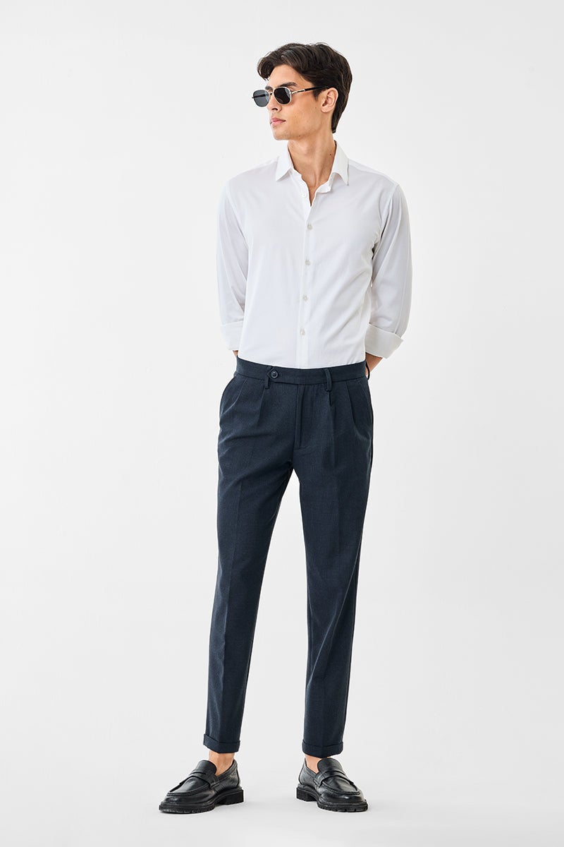 SNITCH Slim Fit Checks Trousers - Image 5