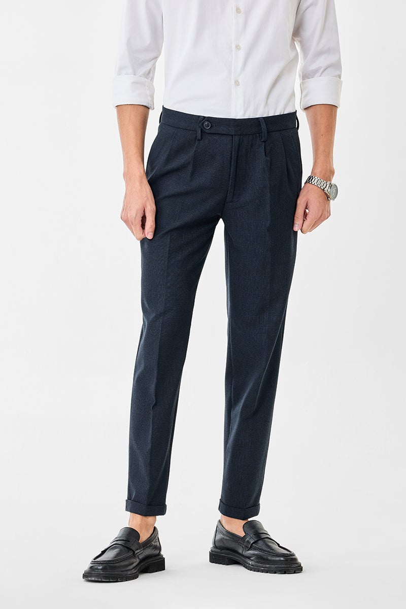 SNITCH Slim Fit Checks Trousers - Image 1
