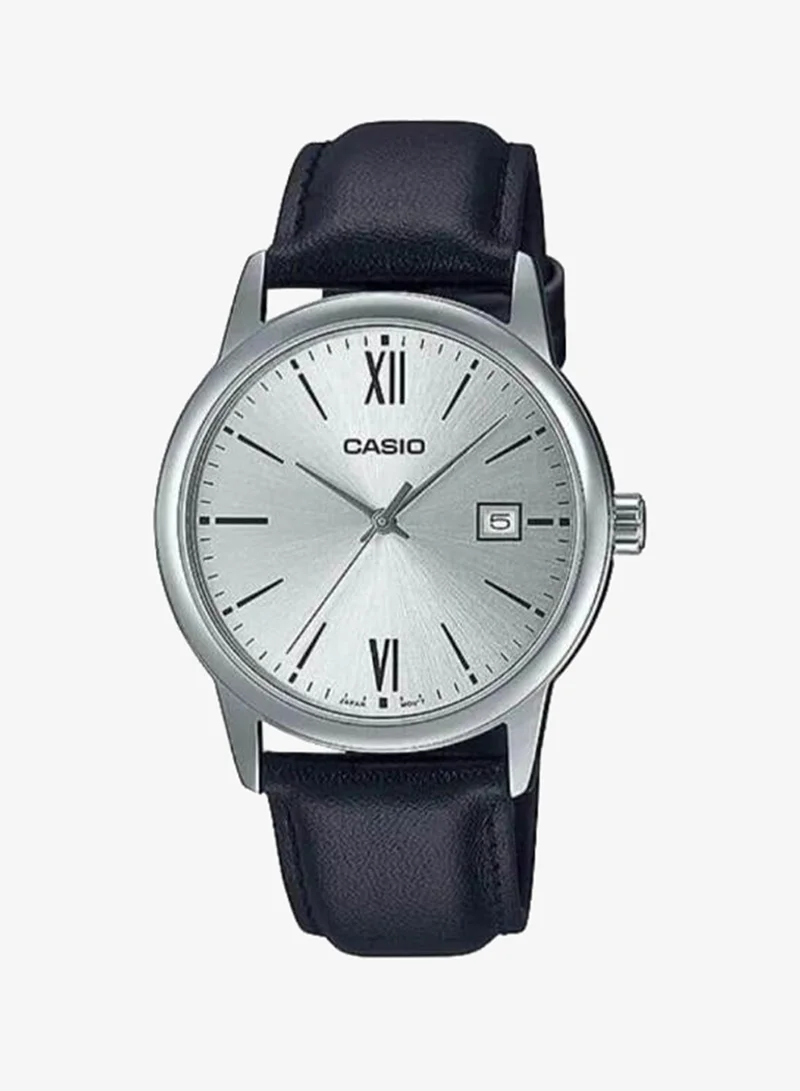 Casio Men's Leather  Analog Watch MTP-V002L-7B3UDF - 44X37  mm