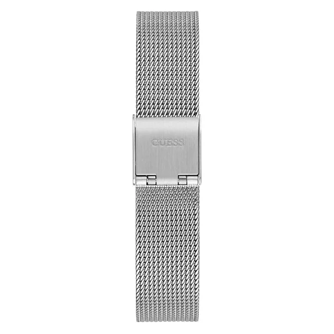 GUESS GUESS Melody White Round Dial Analog Women's Watch - GW0534L1, Silver Tone, Analog Watch