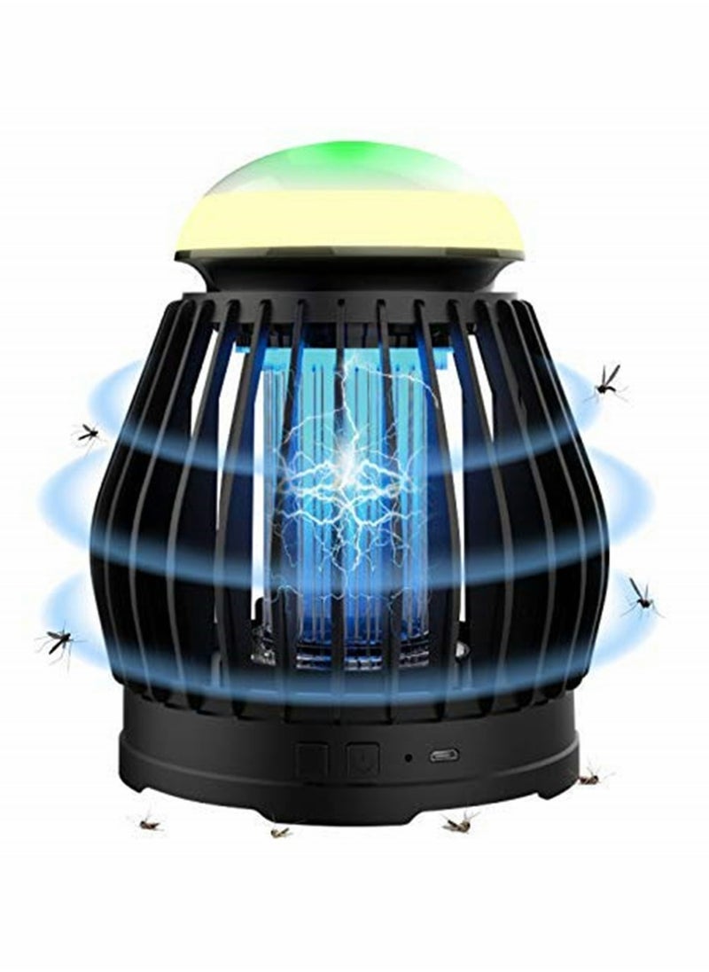 Generic - Rechargeable UV Mosquito Killer Lamp with 8 Color RGB Lighting and 3 Modes for Indoor and Outdoor Use - Image 1