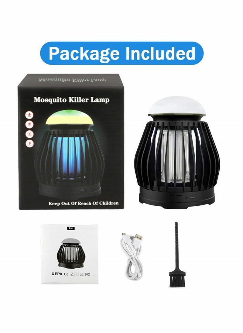 Generic - Rechargeable UV Mosquito Killer Lamp with 8 Color RGB Lighting and 3 Modes for Indoor and Outdoor Use - Image 1
