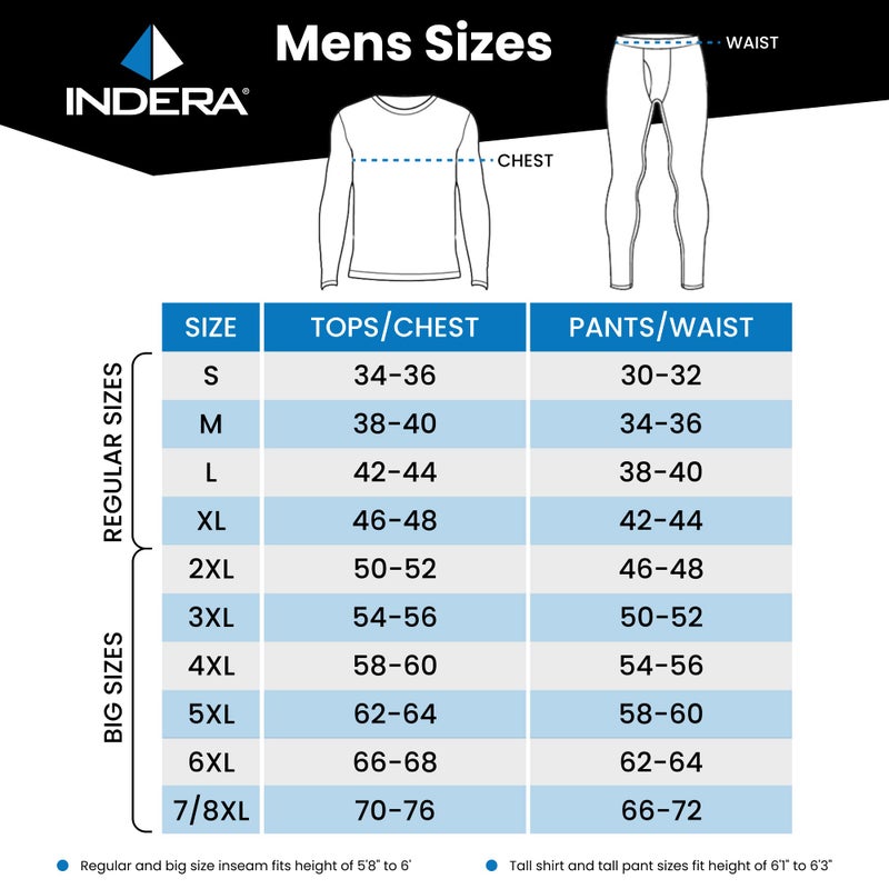 Indera Indera Men's Traditional Waffle Thermal Underwear Long Sleeve Shirt, Natural, Large  - Image 3