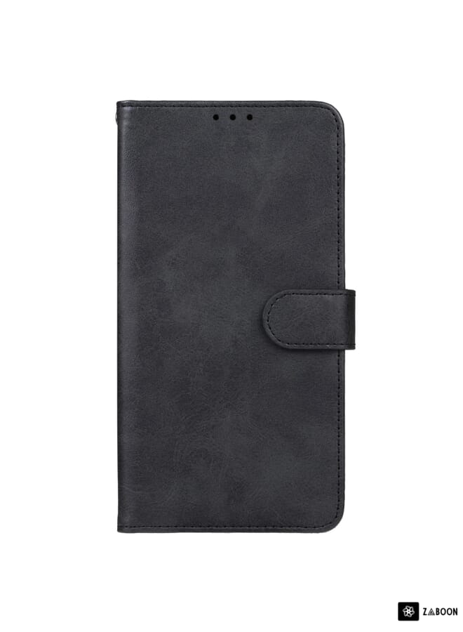 جرين تايجر حافظة هاتف جلدية لهاتف Xiaomi Redmi 12 (أسود) - Image 2