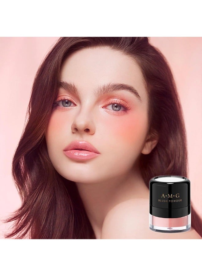 اي ام جي مسحوق أحمر الخدود - مع إسفنجة رأس الفطر ، مقاوم للماء ، غير لامع ، مشرق ، سهل التلوين ، لا تلطخ ، يحافظ على لون جيد طوال اليوم # 2 لون الخوخ - Image 5