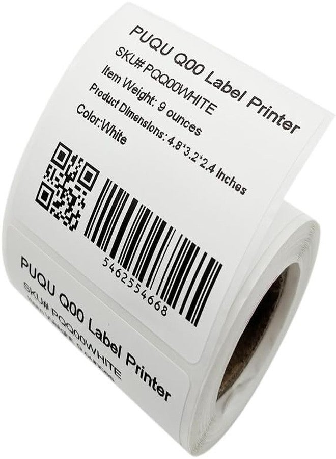 بوكو ليبل ملصقات PUQULABEL ذاتية اللصق متعددة الأغراض متوافقة مع طابعة ملصقات PUQU Q1 - لفة واحدة تحتوي على 320 ملصقًا 40 × 30 مم (1.6 بوصة × 1.2 بوصة) - Image 1