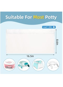 Excefore Portable Potty Bags, 5 Volumes 100 Pcs Potty Chair Liners for Travel Potty Seat, Universal Size Travel Potty Bags for Potty Training Toilet, Potty Liners for Toddlers Pets Outdoors  - Image 5