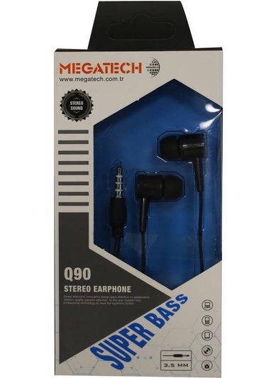 Megatech Q90 Black Headset with Microphone 