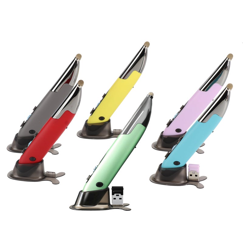 Optical Pen: Green, 3 Mode, 450mAh Long Battery Life, Ultra Compact - Precise Tracking Without Pad, 2.4G Wireless + Dual BT for Home Office Travel - Image 2